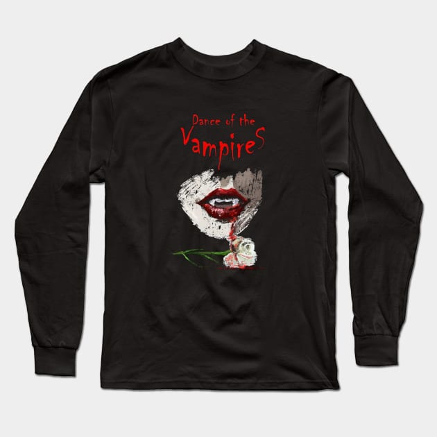 Vamp Scary Long Sleeve T-Shirt by WikiDikoShop